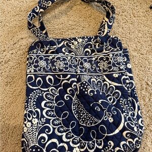 Vera Bradley Blue and White Floral Tote Bag
